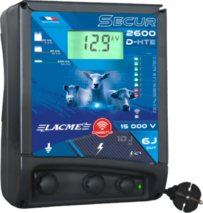 Pastuch elektryczny Elektryzator sieciowy Lacme Secur 2600-D-HTE CONNECT'LD - Cavalo